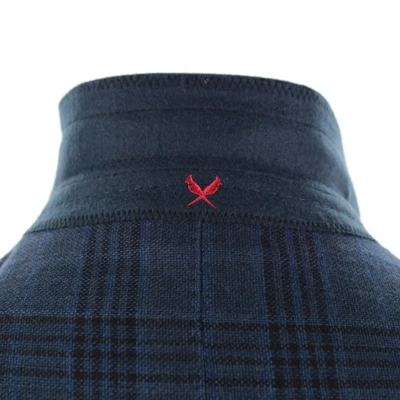 Cardinal of Canada NWT Wool Sport Coat Size 38S US In Blue & Black Plaid